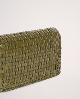 Zielona skórzana torebka Insidia - Image #4