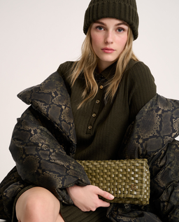 Zielona skórzana torebka Insidia - Image #1