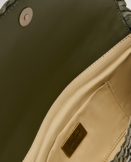 Zielona skórzana torebka Insidia - Image #5