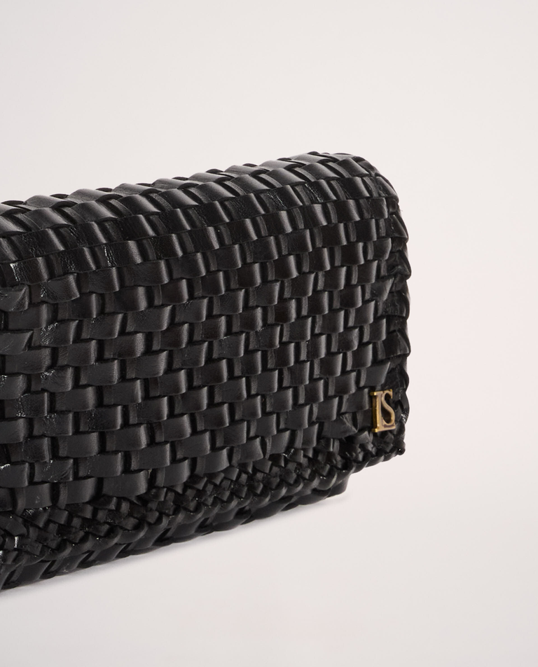 Czarna skórzana torebka Insidia - Image #4