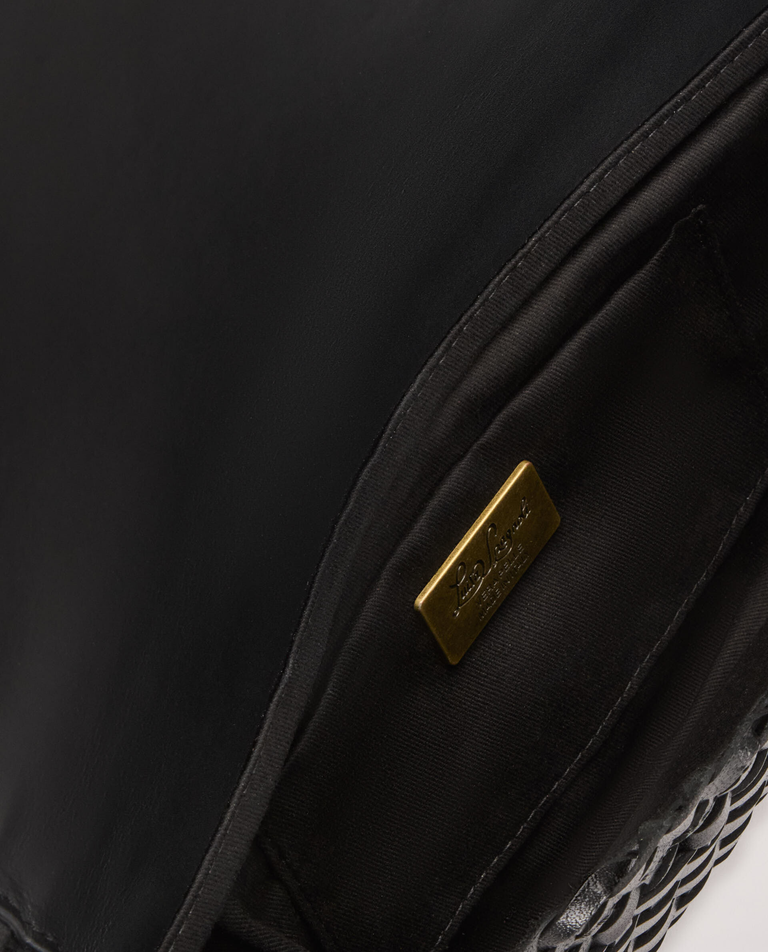 Czarna skórzana torebka Insidia - Image #5