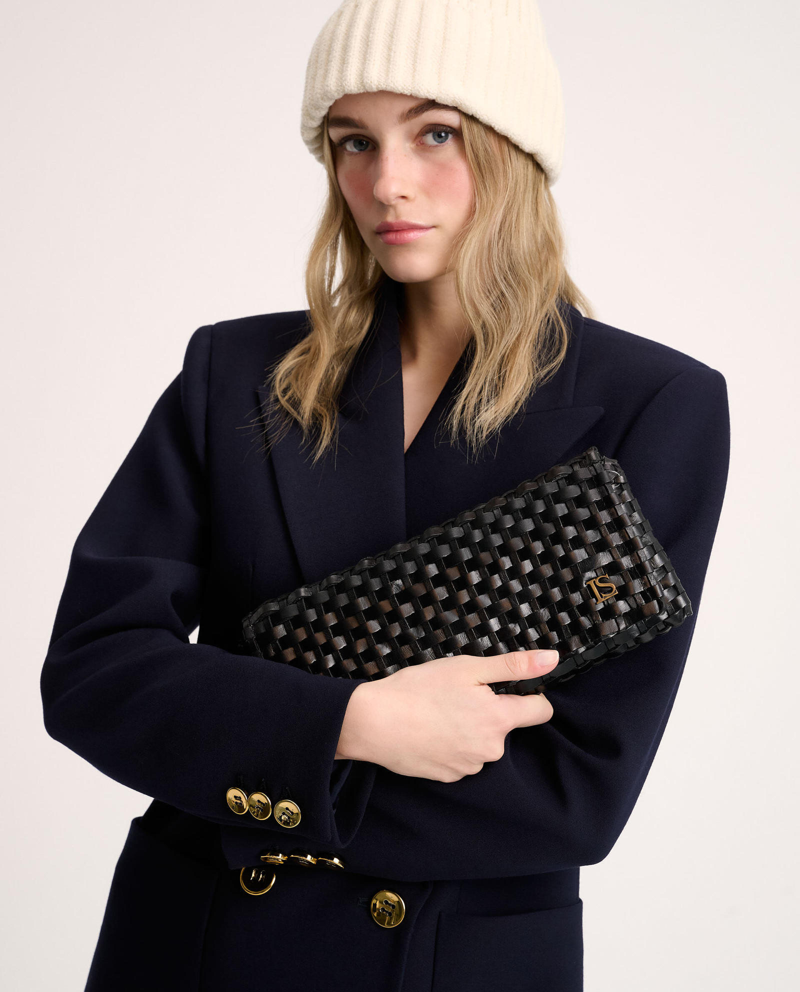 Czarna skórzana torebka Insidia - Image #2