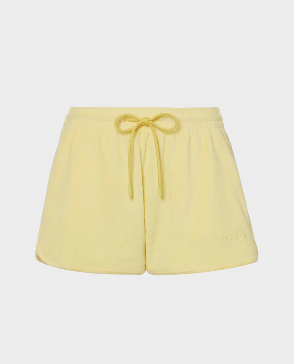 Żółte szorty frotte Terry - Image #1