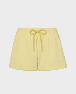 Żółte szorty frotte Terry - Image #1