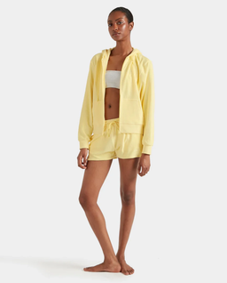 Żółte szorty frotte Terry - Image #3