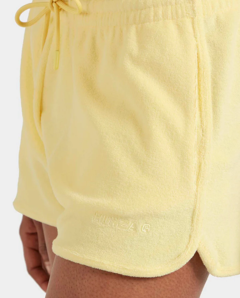 Żółte szorty frotte Terry - Image #5