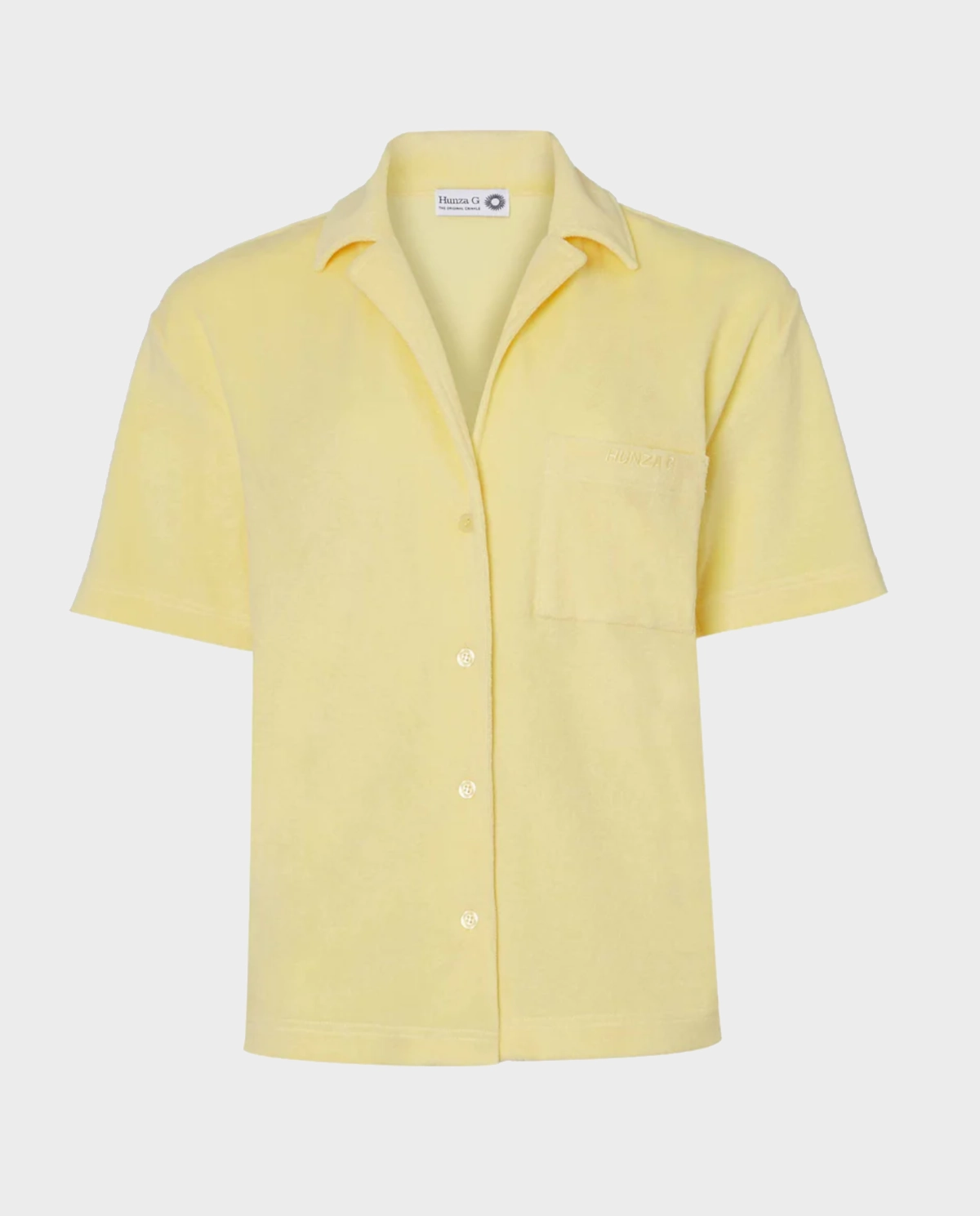 Żółta koszula frotte - Image #1