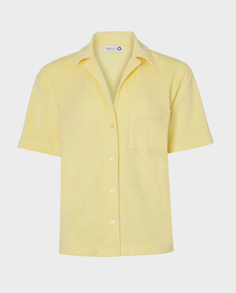 Żółta koszula frotte