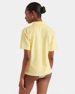 Żółta koszula frotte - Image #4