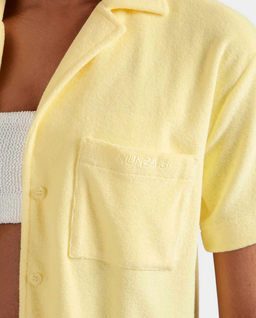 Żółta koszula frotte - Image #5