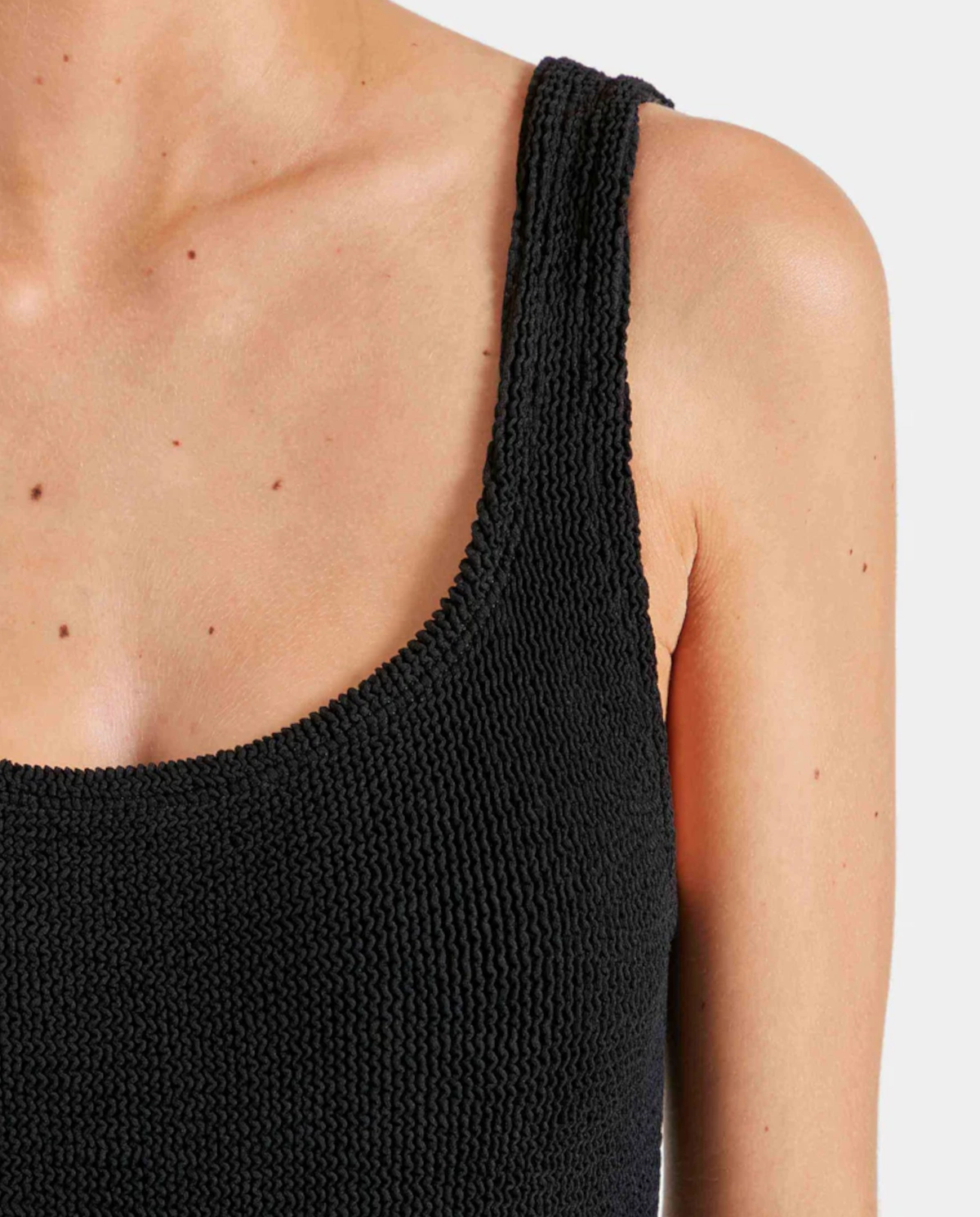 Czarny strój kąpielowy Square - Image #4