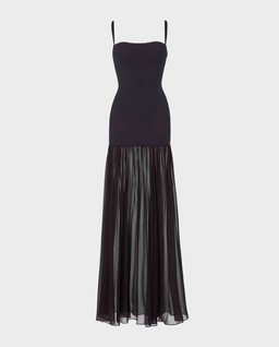 Czarna sukienka maxi Hybrid - Image #1