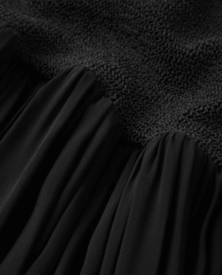 Czarna sukienka maxi Hybrid - Image #6