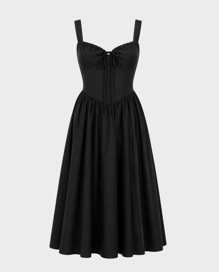 Rozkloszowana midi sukienka Juliette