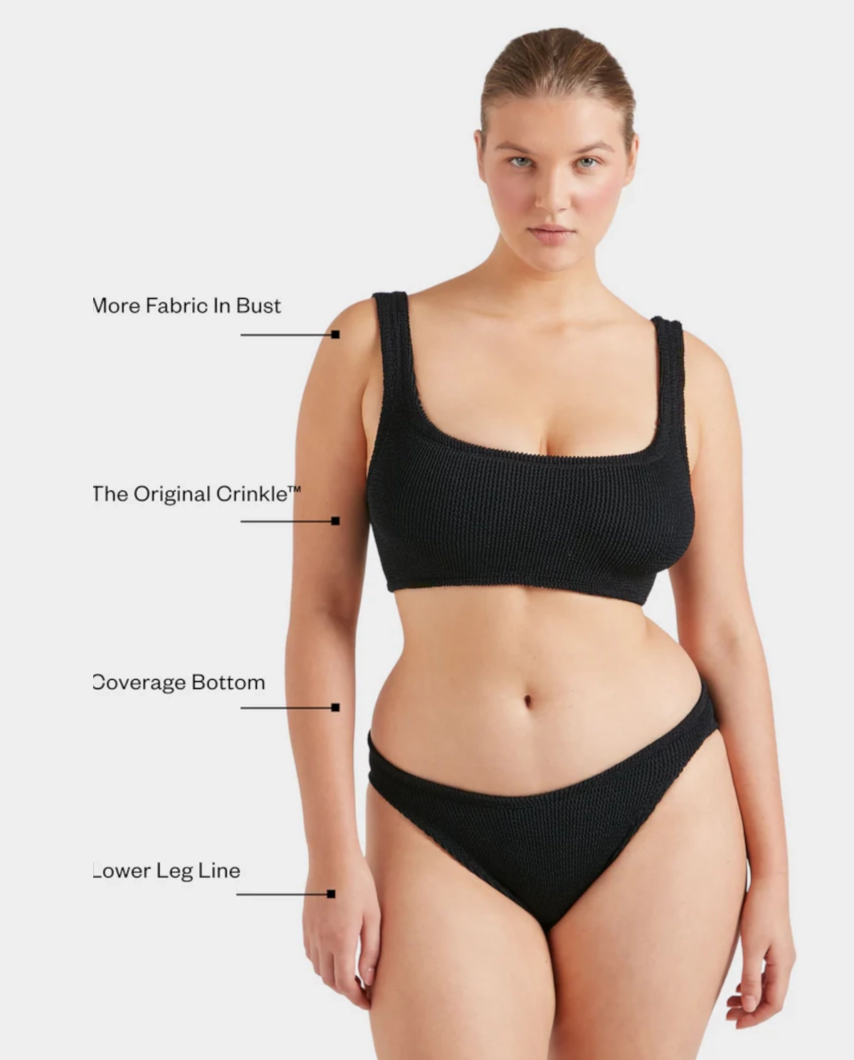 Czarny komplet bikini Coverage Xandra - Image #7