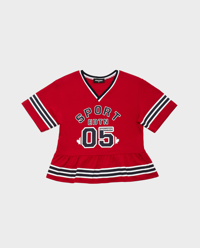 Sportowa koszulka z z napisami 4-12 lat