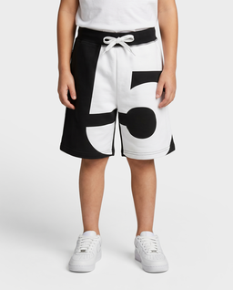 Czarne spodenki z nadrukiem - Image #0