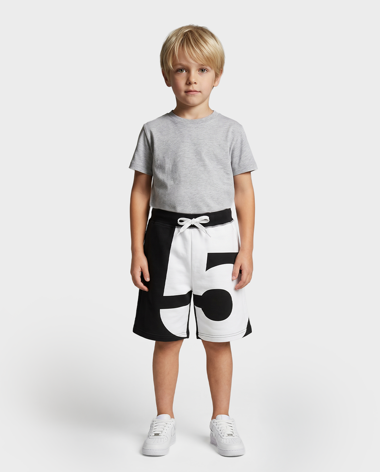 Czarne spodenki z nadrukiem - Image #2