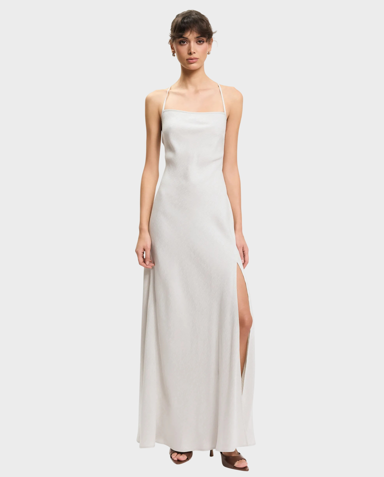 Maxi sukienka z wyciętymi plecami