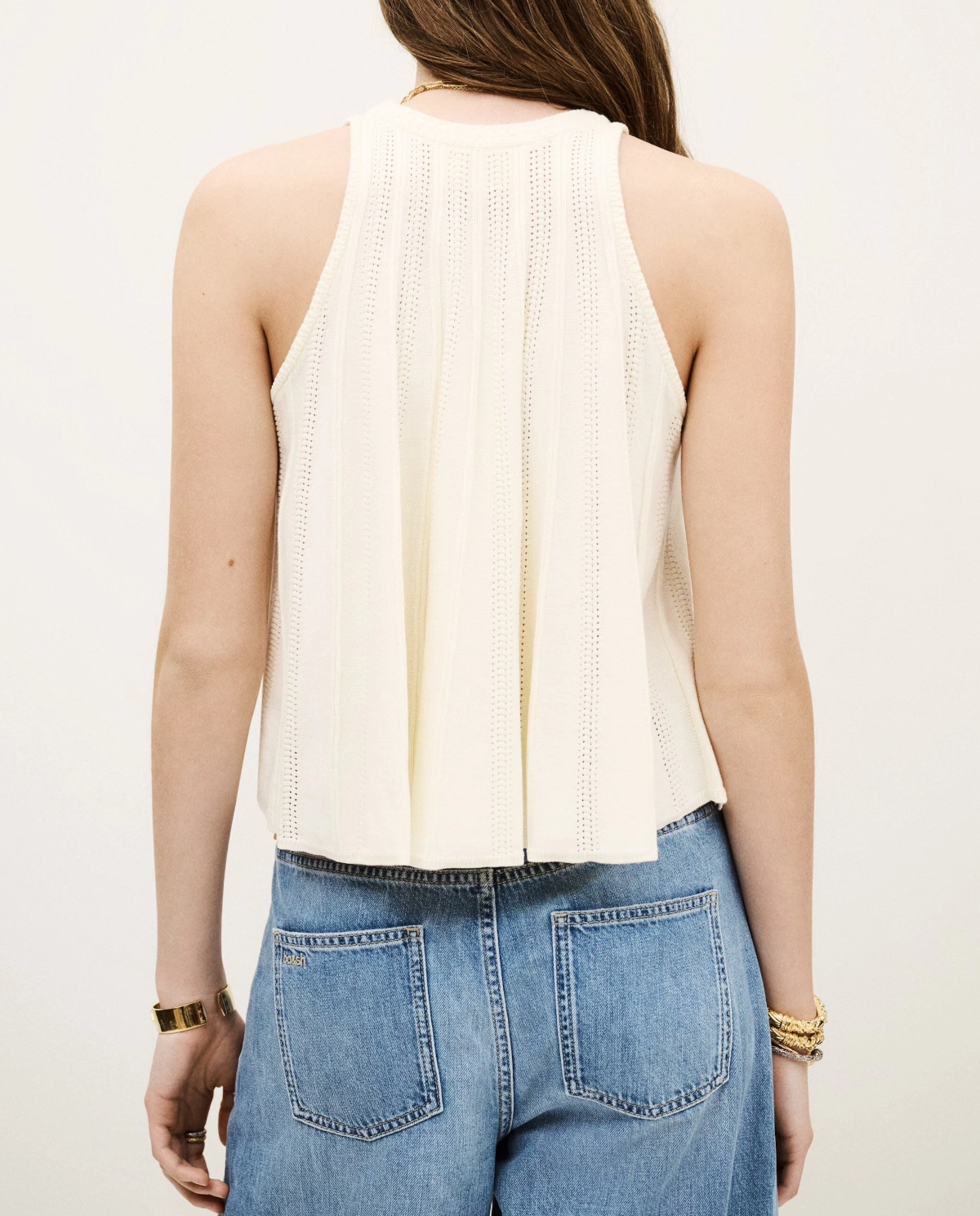 Ażurowy top Serres ecru - Image #1