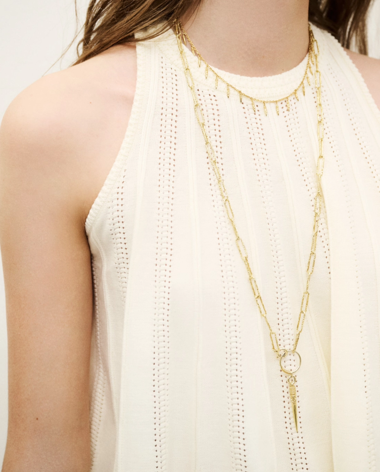 Ażurowy top Serres ecru - Image #2