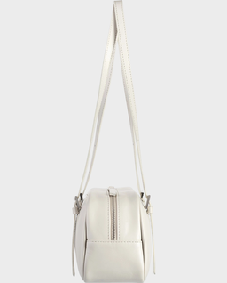 Kremowa skórzana torebka Bowling - Image #2