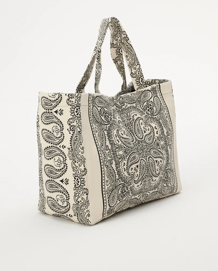 Duża torba shopper Capri Ecru