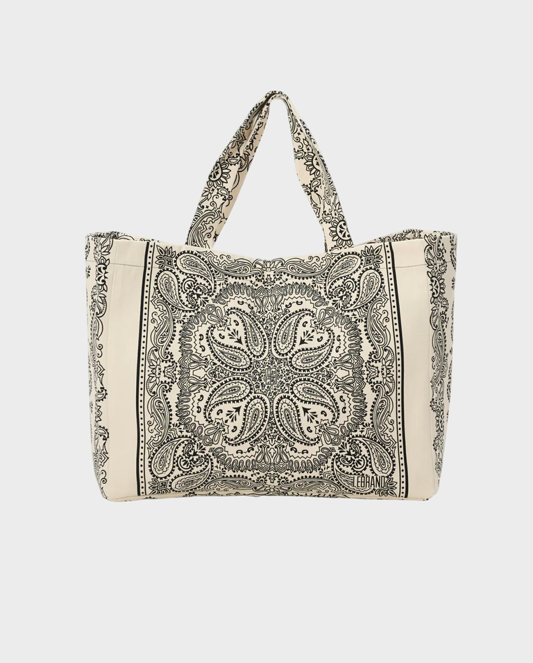 Duża torba shopper Capri Ecru