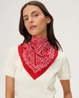 Czerwona bandana z pirntem - Image #1