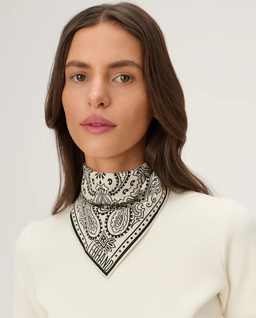 Bandana mini ecru z printem - Image #1