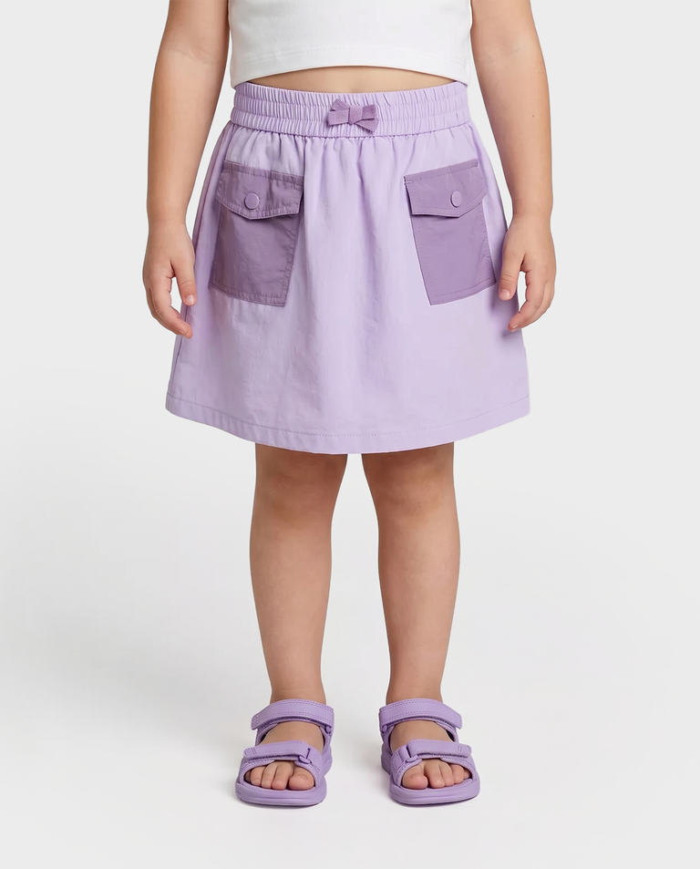 Fioletowa spódnica z kieszeniami