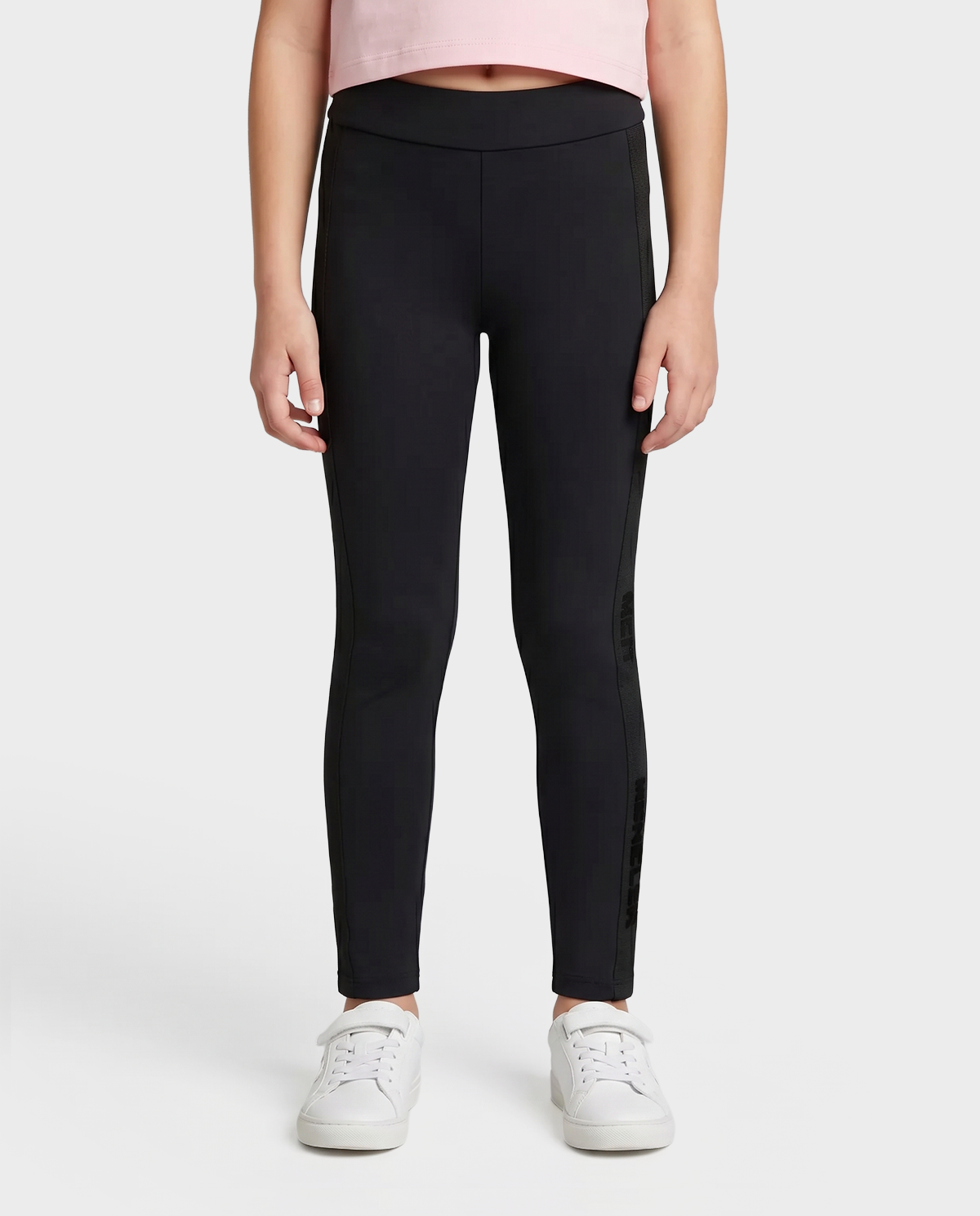 Czarne legginsy z logo - Image #0