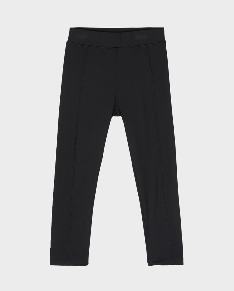 Czarne legginsy z logo
