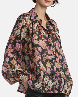 Czarna koszula z ramii Brasca - Image #5