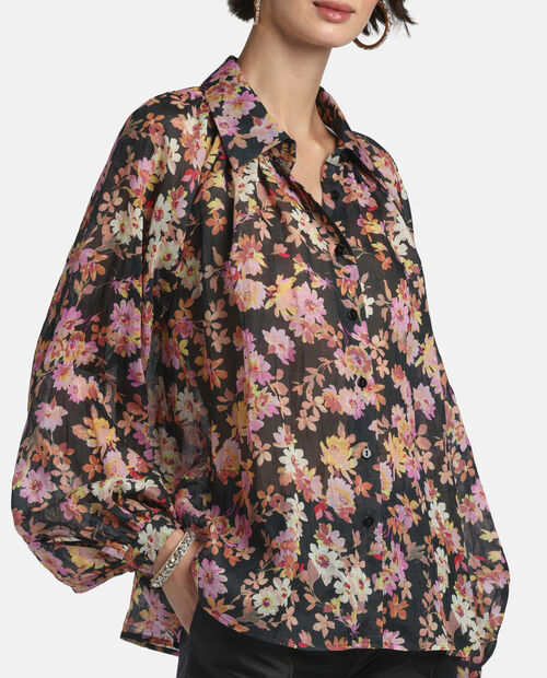 Czarna koszula z ramii Brasca - Image #5