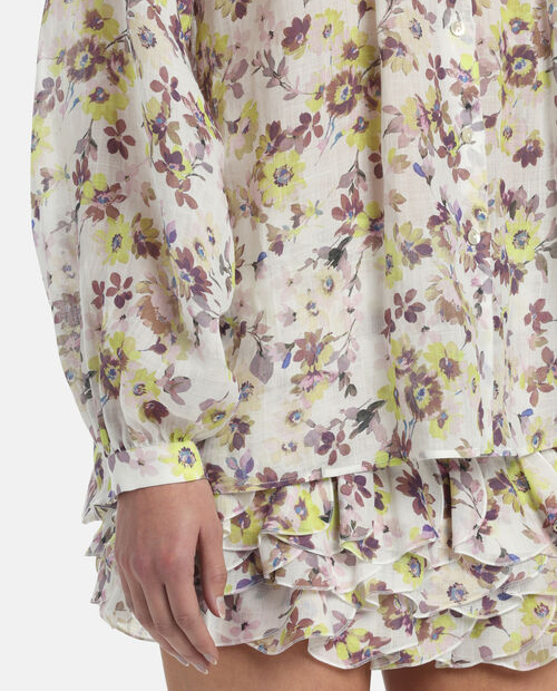 Kremowa koszula z ramii Brasca - Image #3