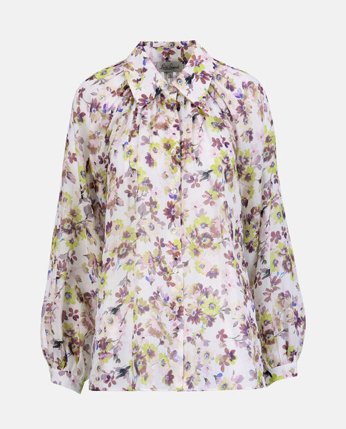 Kremowa koszula z ramii Brasca - Image #4