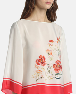 Jedwabna bluzka Barcana - Image #3