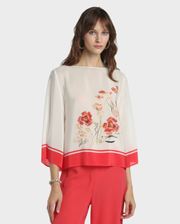 Jedwabna bluzka Barcana - Image #0