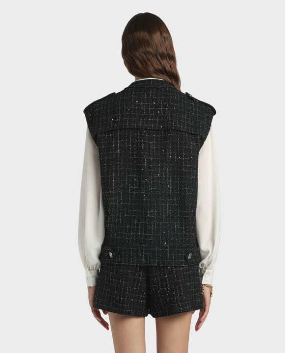 Czarna kamizelka Vignolo