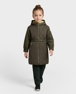 Zielona kurtka z pikowaniem - Image #0