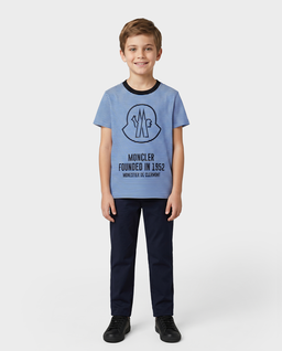 Koszulka w prążki z logo - Image #2