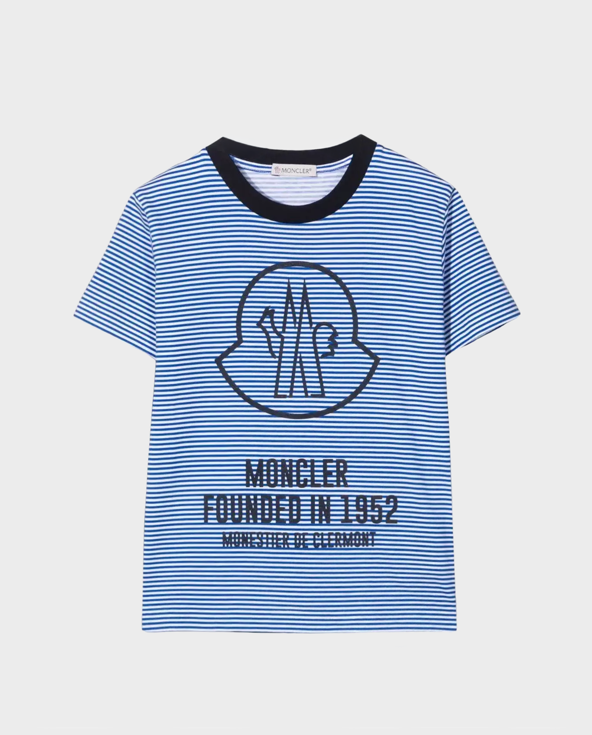 Koszulka w prążki z logo - Image #1