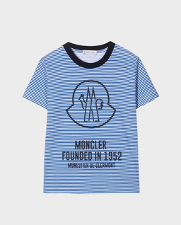 Koszulka w prążki z logo - Image #1