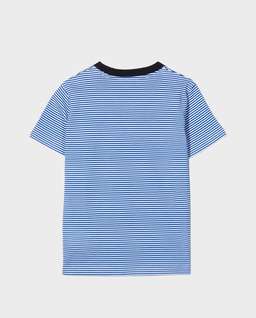 Koszulka w prążki z logo - Image #3