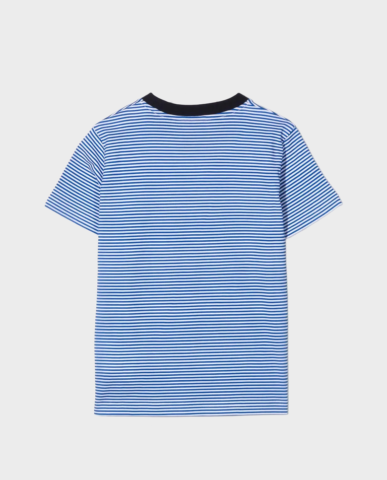 Koszulka w prążki z logo - Image #3