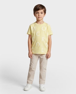 Żółta koszulka z nadrukiem - Image #2