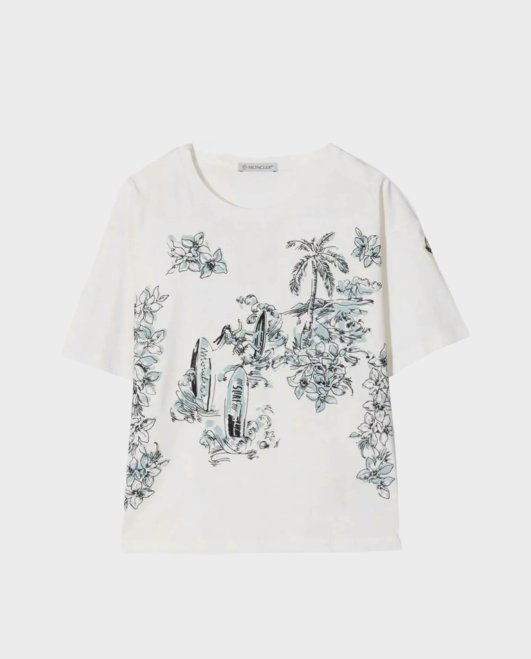 Bawełniana koszulka z nadrukiem