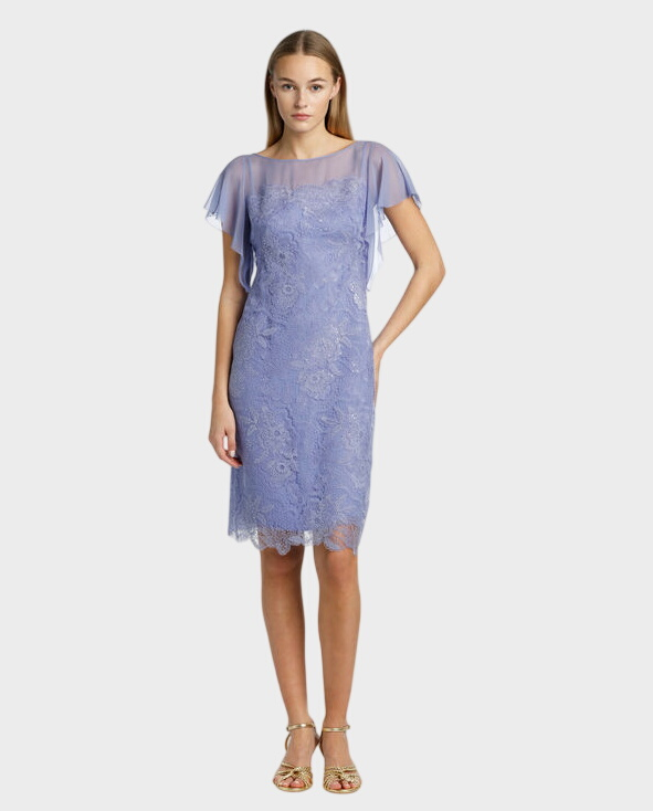 Liliowa sukienka Paniere