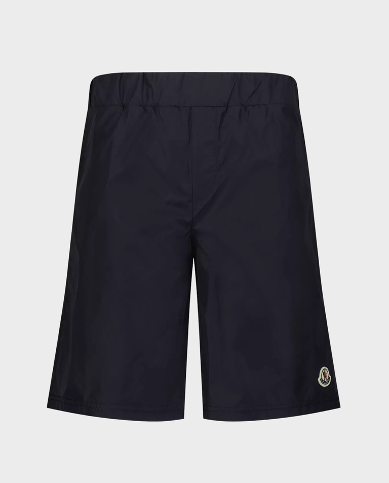 Granatowe szorty z logo